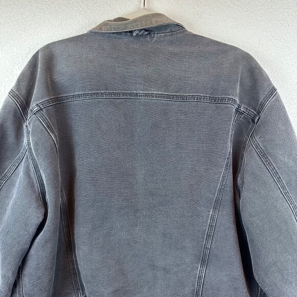 Vintage Carhartt Trucker Jacket M Blanket Lined 90s Retro Workwear Cargo Worn In - Picture 8 of 12